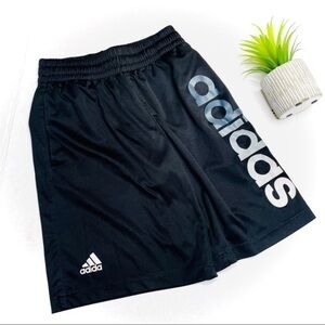 Adidas Youth Black Drawstring B-ball Shorts